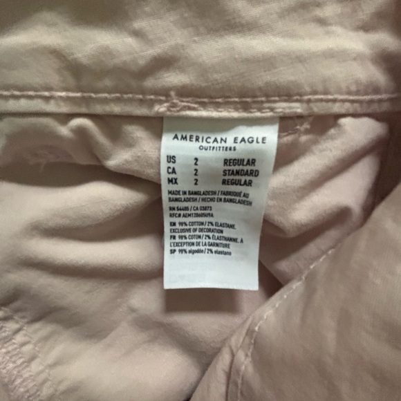 American Eagle Outfitters Women's Light Beige Capris - Picture 6 of 7